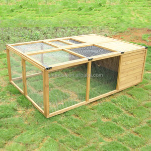Casa para Mascotas Ecológica de Lujo SDR017, Jaula para Conejos de Madera Maciza para Animales Pequeños - Product Image 4