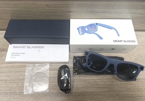 แว่นตาอัจฉริยะ G300 พร้อมระบบ AI ไร้สาย รองรับการแ<span class=keywords><strong>ป</strong></span><span class=keywords><strong>ล</strong></span><span class=keywords><strong>ภาษา</strong></span>แบบเรียลไทม์ ภาพคมชัดระดับ 1080P ระบบจดจำภาพ ผู้ช่วยเสียง ระบบเล่นเพ<span class=keywords><strong>ล</strong></span>ง มาตรฐานกันน้ำ IP67 - Product Image 6