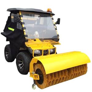 Sopladora de Nieve para Carreteras Municipales, Cepillo Rodante para Superficies, Equipo de Limpieza de Nieve, Quitanieves Grande de Cuatro Ruedas a Gasolina - Product Image 5