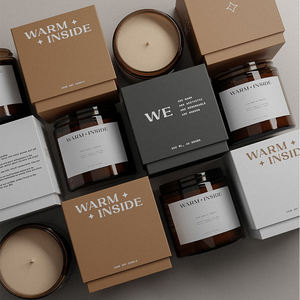 Высококачественные роскошные Ароматические коробки для свечей с тиснением из золотой фольги - Product Image 6