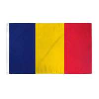 Fabricant professionnel de contrôle de qualité standard ISO du drapeau du Tchad Fournisseur fiable pour tous les drapeaux nationaux du monde