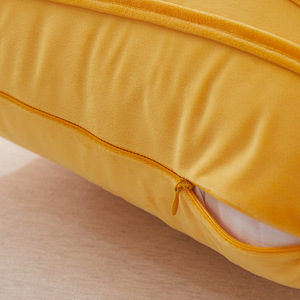 Coussin de canapé en velours néerlandais matelassé, couleur unie, garnissage en coton PP, pour salon, dossier ou soutien lombaire - Product Image 4