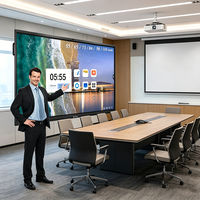 Tableau blanc interactif LCD avec écran tactile multi-points 4K numérique intelligent de 55, 65, 75, 85, 98 et 110 pouces, système Android 13, 20 points de contact