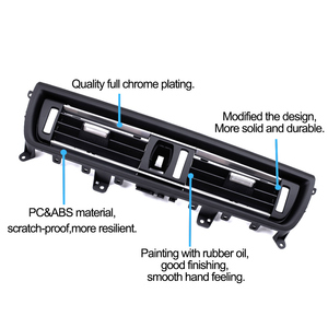 Commercio all'ingrosso della fabbrica LHD RHD Console per auto <span class=keywords><strong>aria</strong></span> <span class=keywords><strong>condizionata</strong></span> fresca cromata griglia di ricambio per BMW serie 5 F10 F11 F18 - Product Image 5