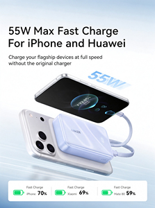 Anker A110W Zolo 20000mAh พาวเวอร์แบงค์ 55W แม็กซ์ ฟาสท์ ชาร์จเจอร์สายเคเบิล Type-C คู่ในตัว แบตเตอรี่สำรองแบบพกพา - Product Image 3