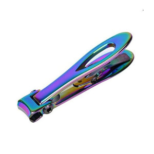 Coupe-ongles Ring Lock en acier inoxydable, portable, lavable, durable, pour ongles de pieds et de mains, avec logo personnalisé, outil de beauté, vente en gros - Product Image 2