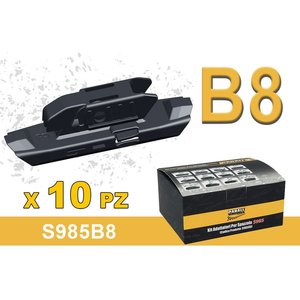 Kit di 10 attacchi B8 per Carall S985 spazzole tergicristallo piatto e T191 ibrido per Dacia Dokker Lodgy Duster - Cars & - Product Image 2