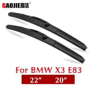 Compatible con los modelos BMW X3 E83 2003-2010: Escobillas limpiaparabrisas delanteras. - Product Image 2