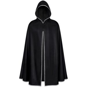 Capa Medieval con Capucha para Adultos, <span class=keywords><strong>Disfraz</strong></span> <span class=keywords><strong>de</strong></span> Renacimiento, Capa Retro para Halloween 2026 - Product Image 2
