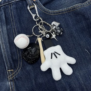 Porte-clés Miki Palm mignon <span class=keywords><strong>de</strong></span> dessin animé, breloque <span class=keywords><strong>de</strong></span> sac souple et colorée, accessoire pendentif - Product Image 5