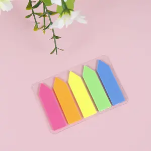 Factory Price PET Sticky Notes Bookmark Memo Pads Point It Index Flag Stickers
