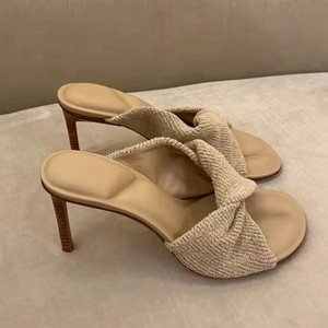 Sandalias de Tacón de Cuña con Cordones, Ligeras y Cómodas, Color Marrón, para Mujer Madura, Verano-Otoño - Product Image 3