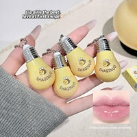 SAHQINUO Huile à Lèvres Liquide Hydratante au Miel Effet Repulpant, Gloss Imperméable Non Gras Longue Durée, Hydratation Intense 8g, aux Herbes