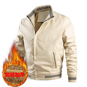 Giacca con Collo Alto per Uomo Autunno e Inverno Vendita Calda per Uomini di Mezza Età e <span class=keywords><strong>Giovani</strong></span> Giacca Casual Spessa alla Moda - Product Image 2