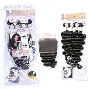 รับประกันคุณภาพผมแท้ 100% แบบเส้นต่อเส้น  4 มัด พร้อมผมปิดหน้าผาก 1 ชิ้น  น้ำหนัก 280 กรัม สำหรับทำผมเต็มศีรษะ ราคาดี - Product Image 3