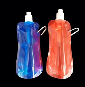 Bolsa de Plástico Plegable para Botella de Agua, Personalizada, de 480/500 ml, Portátil, Reutilizable, para Bebidas Deportivas, Disponible en Stock del Fabricante - Product Image 3