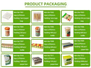 Snelle Verzending Groothandel Wegwerp Bamboe Custom Tandenstoker In Draagbare Plastic Verpakking Pot Voor Feest Reizen Kerst - Product Image 6