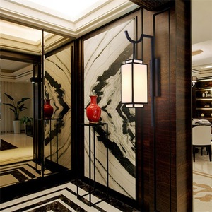 Lámpara de pared de estilo chino LED E27 con interruptor de control para iluminación del hogar, dormitorio, sala de estar y pasillo - Product Image 4