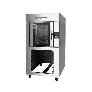 Four électrique commercial à circulation d'<span class=keywords><strong>air</strong></span> chaud rotatif, <span class=keywords><strong>5</strong></span> ou <span class=keywords><strong>10</strong></span> plaques, pour pizza, gâteaux de lune, pain et biscuits - Product Image 1