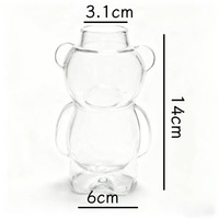 Gobelets en verre borosilicate créatifs en forme d'ours, tasses à café et verres à cocktail, jolis gobelets en verre avec pailles – Approvisionnement direct usine