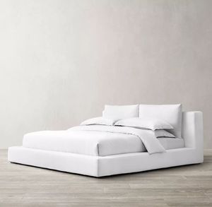 Simple Comfortable Solid Wood <b>Frame</b> <b>Bed</b> Designs Bedroom Furniture King Queen Size Wooden <b>Bed</b> - Product Image 4