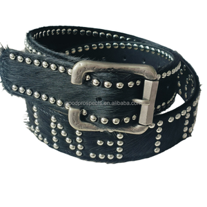 Ingrosso fantasia in <span class=keywords><strong>pelle</strong></span> di cavallo con fibbia e borchie LOGO <span class=keywords><strong>marrone</strong></span> in vera <span class=keywords><strong>pelle</strong></span> cintura customizzata in metallo con borchie LOGO - Product Image 1