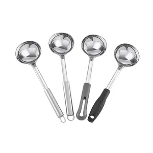 Cheap 304 Stainless Chinese Big Round Stainless Steel Spoon Home And Kitchen Kitchenaid Classic Cook Soup Ladle