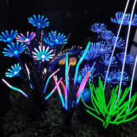 Lumières de paysage série Avatar - Arbres décoratifs pour zones scéniques - Lumières extérieures étanches IP65 RGBW à intensité variable - Garantie 2 ans