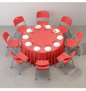 Venta al por mayor JRY barato alquiler al aire libre 6 pies portátil comedor HDPE plástico plegable <span class=keywords><strong>mesas</strong></span> <span class=keywords><strong>de</strong></span> fiesta largas <span class=keywords><strong>y</strong></span> <span class=keywords><strong>sillas</strong></span> para eventos - Product Image 4