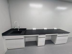 Banc de laboratoire scolaire en métal autoportant - Design moderne, prix d'usine, assemblage rapide pour les expériences scientifiques - Product Image 4