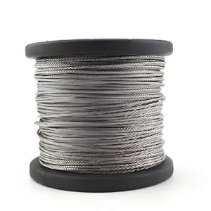 6x19 + fc 6x19 + <span class=keywords><strong>iwr</strong></span> 3 मिमी 8 मिमी 304 s तार रस्सी और उठाने के लिए आपकी आवश्यकताओं के लिए व्यास और सुरक्षा कारकों का मिलान - Product Image 3