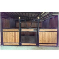 Establo para Caballos Robusto y Estable, Caja para Caballos para un Contención y Seguridad Confiables