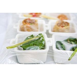 Food Grade Clear PE Plastic Food <b>Wrap</b> 12 Inch x 750 Sq Ft Flexible Cling Film Roll with Cutter Box for <b>Kitchen</b> Food Storage - Product Image 4