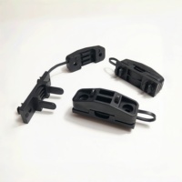 Attache de câble en plastique combinée supérieure et inférieure Nylon 66 Attache de fil ignifuge écologique