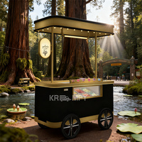 Camión de Comida Móvil, Carrito de Helados, Bar Móvil, Modelo 2025, Estilo Vintage, en Venta