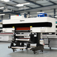 UV DTF mesin stiker A2 60cm I3200 3D efek Printer Label 3D timbul Patch Faux bordir mesin cetak