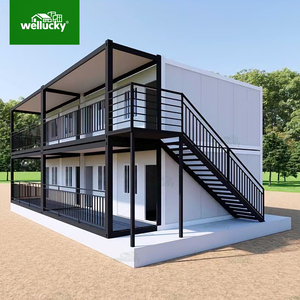 บ้านสำเร็จรูปแบบพับได้ Z Fold ดีไซน์วิลล่า โครงเหล็ก แผ่นฉนวน ปรับแต่งรูปแบบได้ - Product Image 2