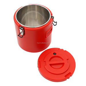 Thermos en acier inoxydable argenté à isolation sous vide, seau isotherme pour garder au chaud et au froid, pour hôtel, restaurant - Product Image 3