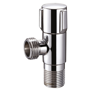 Grifo de Ángulo de Latón de Alta Calidad de 1/2 Pulgada con Manija de Zinc, Conector Macho para Desviador de Agua en Baños de Hoteles - Product Image 1
