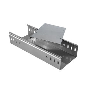 Goulotte de câbles extérieure en acier galvanisé et acier inoxydable pré-galvanisé avec couvercle, taille standard - Product Image 3