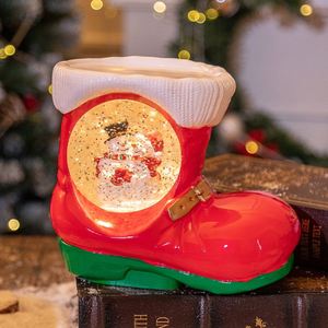 Creative New Christmas <b>Boots</b> Music Lights Christmas Decoration Gifts Crafts Music <b>Box</b> Crystal Christmas Snowball Gift - Product Image 3