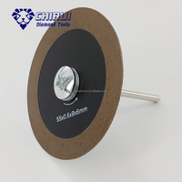Lames de scie circulaire diamantées de qualité européenne 55 mm, disque de coupe avec tige pour céramique et porcelaine