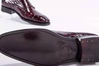 Chaussures pour hommes de qualité supérieure en crocodile sur semelle Cloud, fabriquées à la main par Goodyear, chaussures habillées formelles pour hommes, en cuir d'alligator véritable, chaussures de ville pour hommes