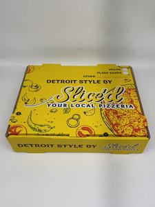 <span class=keywords><strong>Internet</strong></span> Người Nổi Tiếng Có Thể Tái Chế Matte UV Sóng Bánh Pizza Hộp Thực Phẩm Takeaway Tùy Chỉnh Bánh Trà Chiều Sử Dụng Trực Tiếp Cổ Phiếu - Product Image 2