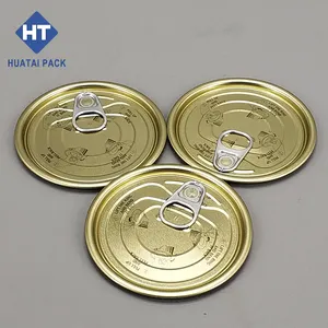 Atacado Metal Pode Tampas Hot Sale 165mm Tinplate Fácil Open End Tampa Tin Can Caps