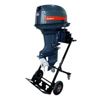 Moteur hors-bord marin OEM populaire à démarrage manuel, 2 temps, 40 CV, avec réservoir de carburant de 24 L, arbre long et accessoires complets disponibles