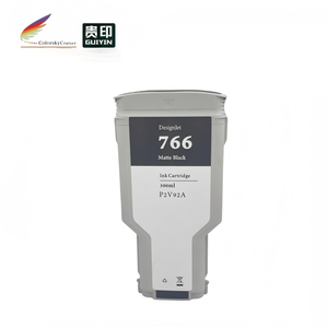 Cartouche d'encre pigmentée remanufacturée 300 ml avec puce pour traceur industriel HP 766 DesignJet XL 3600 <span class=keywords><strong>T3600</strong></span> - Product Image 4