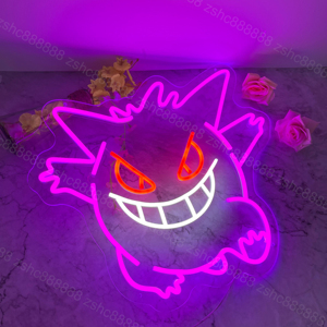 Señal de luz de neón de Anime de acrílico iluminado de nuevo diseño de moda Premium para regalo Brethaday decoración de pared del hogar - Product Image 3