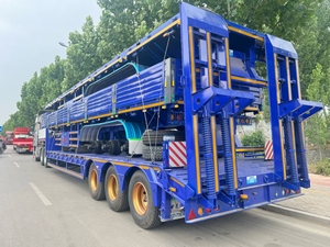 Sử dụng 80 tấn và 18 mét giường phẳng với giá rẻ và Trailer chăn nuôi hàng rào bán Trailer xe tải để bán - Product Image 4