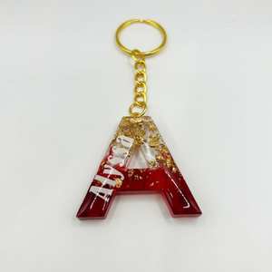 Portachiavi personalizzato con nome in resina personalizzato Glitter personalizzato portachiavi con lettera regalo <span class=keywords><strong>per</strong></span> <span class=keywords><strong>lei</strong></span> - Product Image 3